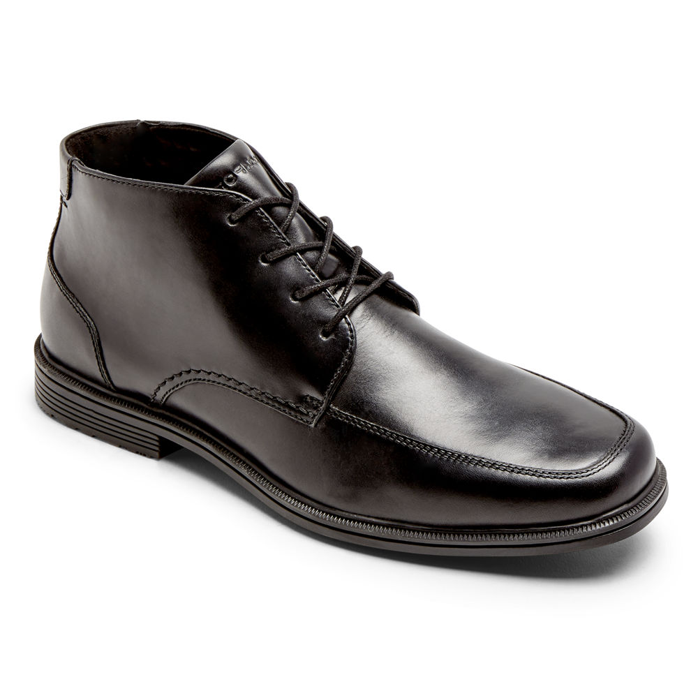 ロック ポート ト ブーツ メンズ 黒 - Taylor Waterproof Chukka - BXL894567